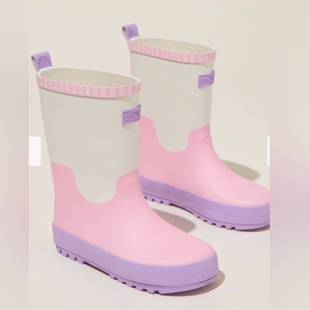 Make an Offer! Cotton On Pink and Purple Rain Boots